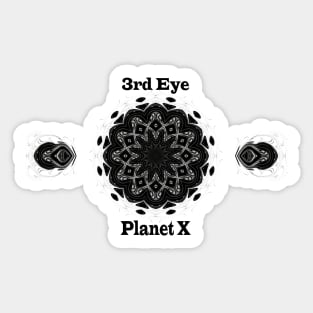 3RD EYE Mandala by PLANET X Sticker